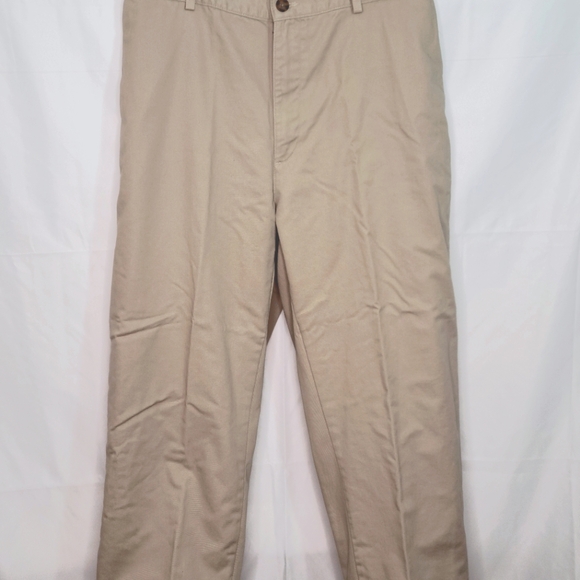 LL Bean Double L Flannel Lined Pants 33" - Picture 2 of 11